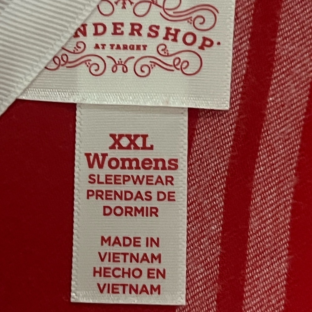 Women's Plaid Flannel Matching Pajama Set - Wondershop Red XXL NEW MSRP $30 - Picture 5 of 6